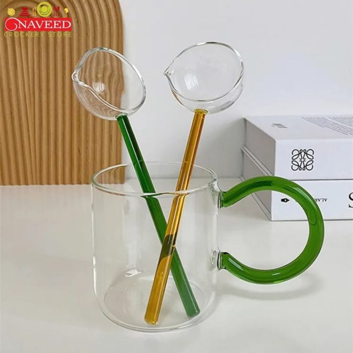 Long Handle glass spoon Long Handle glass spoon