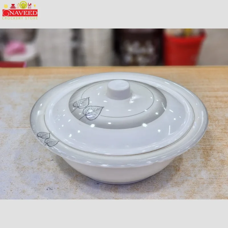 DONGA WITH LID LARGE EMW MELAMINE DOUBLE GLAZED Naveed Crockery Store