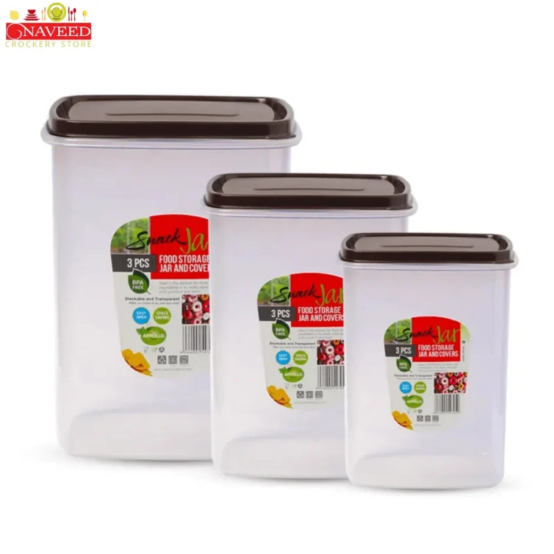 Snack Jar Pack of 3 Naveed Crockery Store