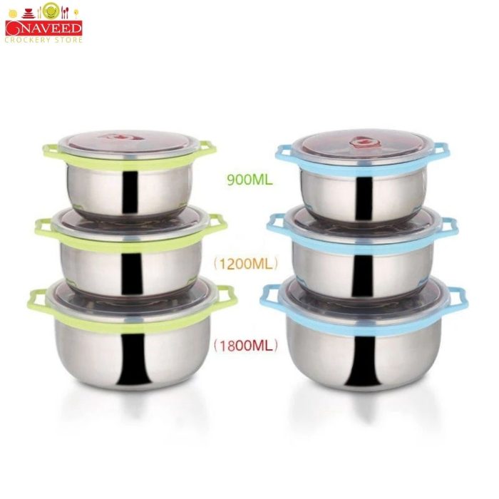 Stainless Steel Bowl with Lid Airtight (2) Stainless Steel Bowl with Lid Airtight (2)