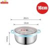 Stainless Steel Bowl with Lid Airtight (3)