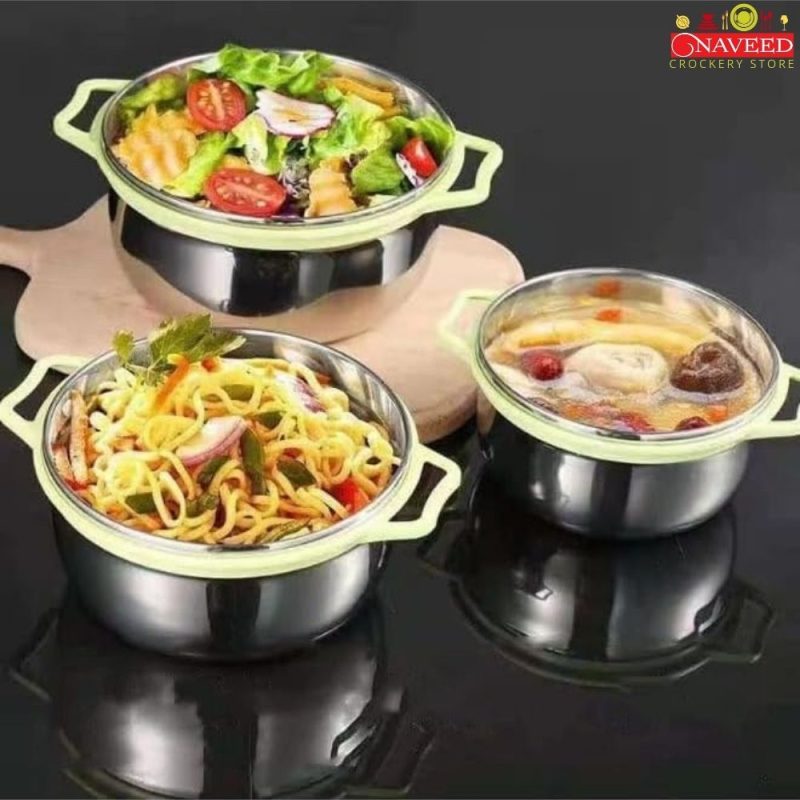 Stainless Steel Bowl with Lid Airtight (4)