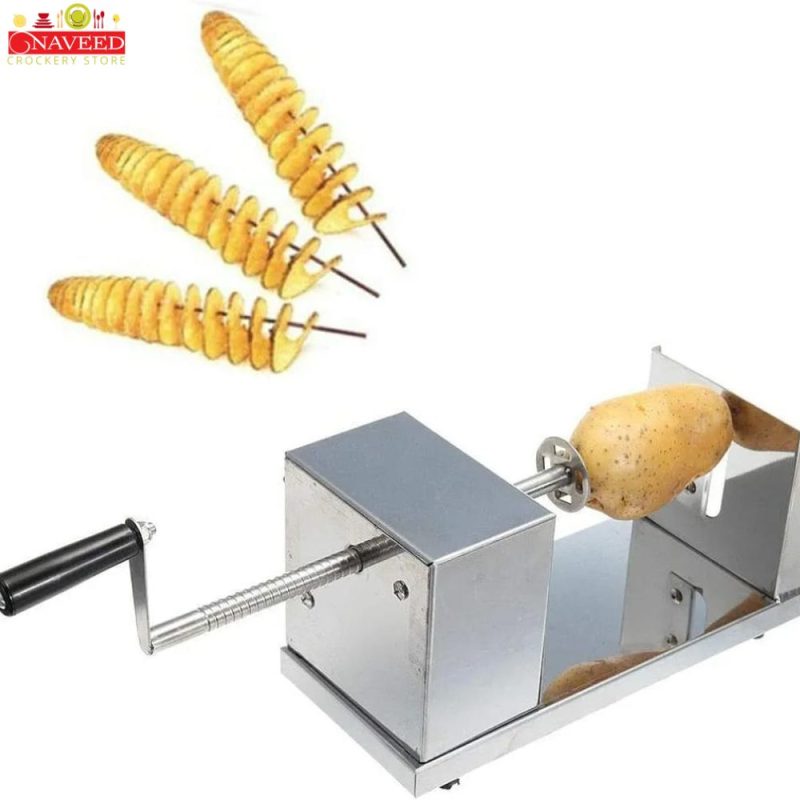 Stainless Steel Potato Spiral Fries Cutter