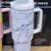 Marbled Marble & Swirl 40 oz Quencher Tumbler