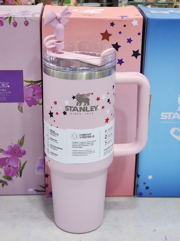 15 Stanley LoveShackFancy Floral & Starry Quencher H2.0 Tumbler 40 oz