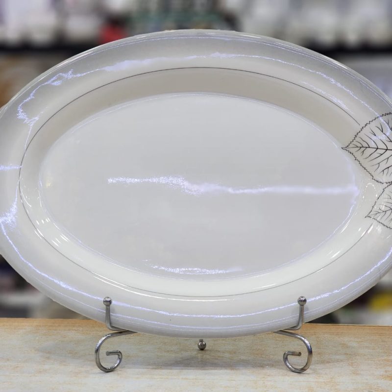 DISH OVAL 14" EMW MELAMINE DOUBLE GLAZED